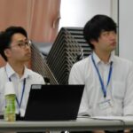 講師の茨城県農林水産部漁政課の川崎勇稀技師、同じく水産試験場回遊性資源部の長谷川拓哉技師　