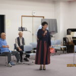 独唱曲披露(高橋氏)