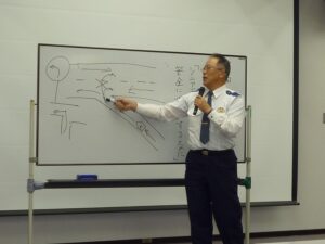 講話状況(4)　方向指示器の正しい出し方