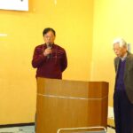 井上代表挨拶 年の瀬に東北北部で大きな地震が発生した。今も後発地震注意報が出され、備えを今一度確認をお願いします。一方、J-net活動では年内最後の楽習会行事となった。語らい楽しくやりましょう