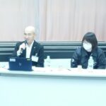 講師の日立市産業経済部観光振興課 副参事 佐藤様(左)、根本様(右) 今回紹介の90枚を超える写真画像は何れも印象深く、講話を聞いた参加者も一度は訪れている場所であっても、その魅力を再発見する機会となった