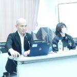 講話の様子(2) 参加者より意見要望が多く寄せられ、逐次メモされていた。市政に反映すべく意気込みが感じられた